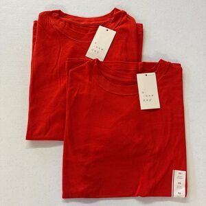 Lot of 2 women's red Basic T-Shirts A New Day
